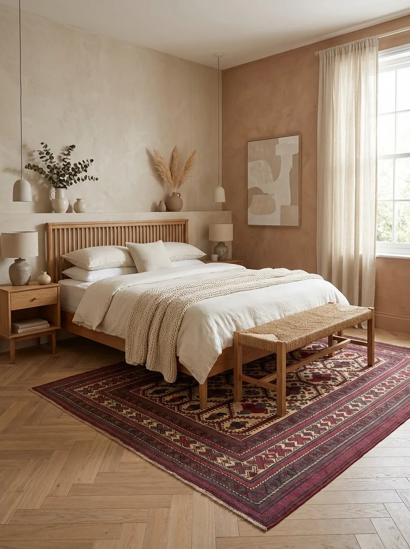 Kelim Belutch · Handgewebt – Beige, 249x209 cm