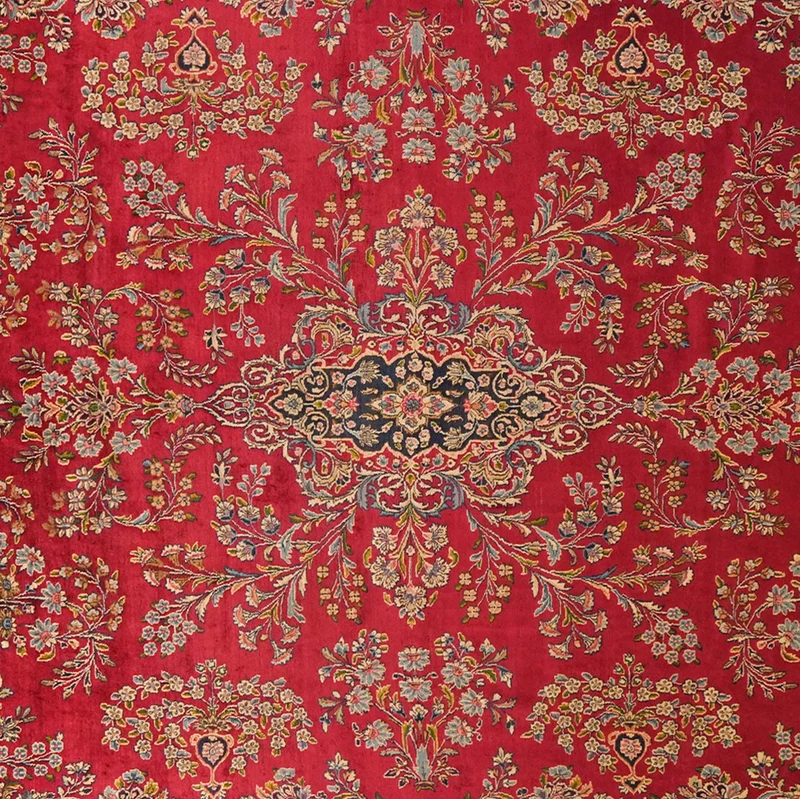 Kirman · Handgeknüpft – Rot, 416x296 cm