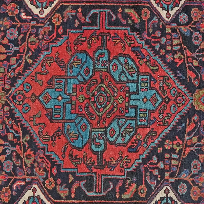 Armanibaf · Handgeknüpft – Blau, 200x123 cm