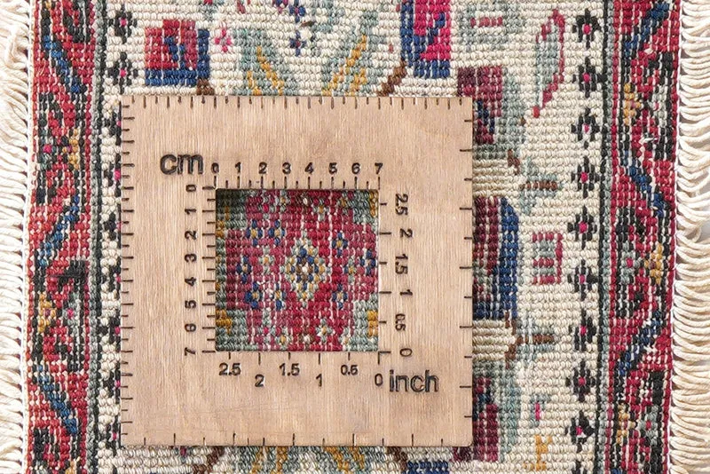 Afshar · Handgeknüpft – Beige, 29x41 cm