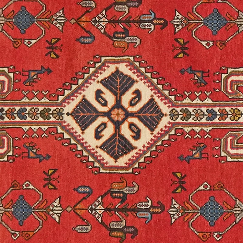 Nasrabad · Handgeknüpft – Rot, 150x100 cm