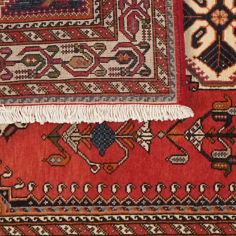 Nasrabad · Handgeknüpft – Rot, 150x100 cm