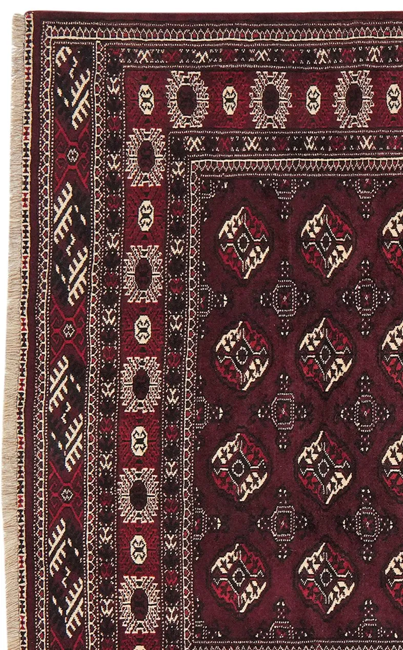 Turkman · Handgeknüpft – Rot, 257x187 cm