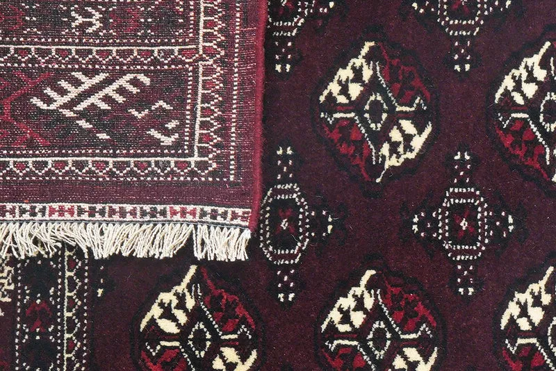 Turkman · Handgeknüpft – Rot, 257x187 cm