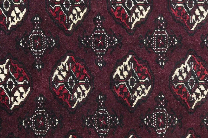 Turkman · Handgeknüpft – Rot, 257x187 cm
