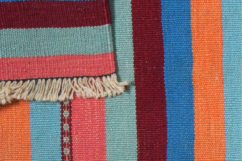 Kelim Gashgai · Handgewebt – Bunt, 195x61 cm
