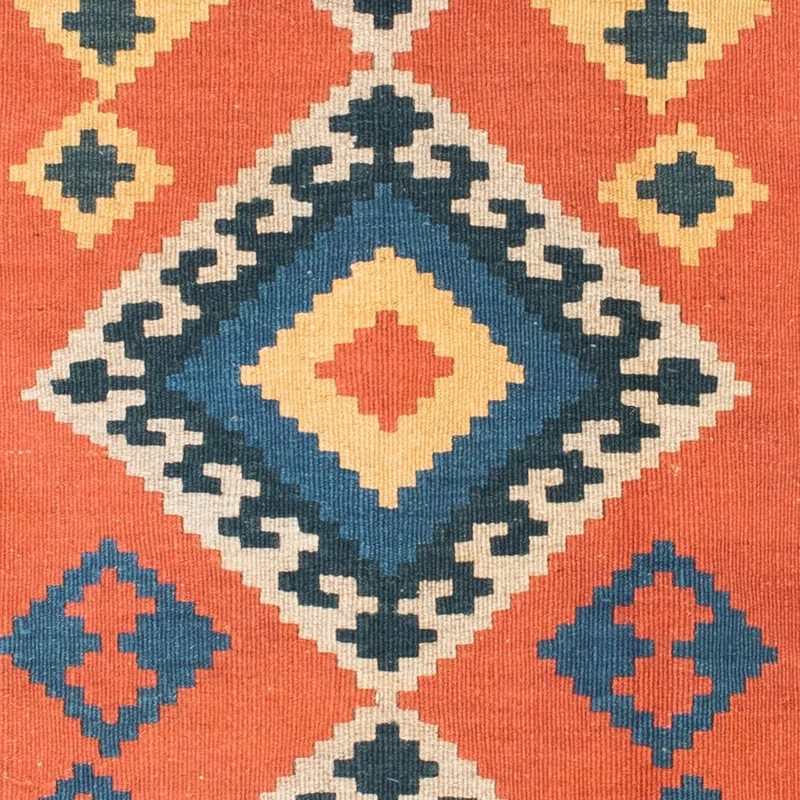 Kelim Teppich - Oriental 123 x 192 cm - rost