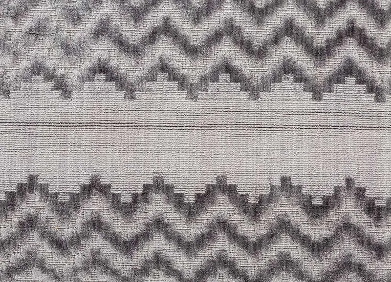 Viskose Teppich - 180 x 270 cm - hellgrau