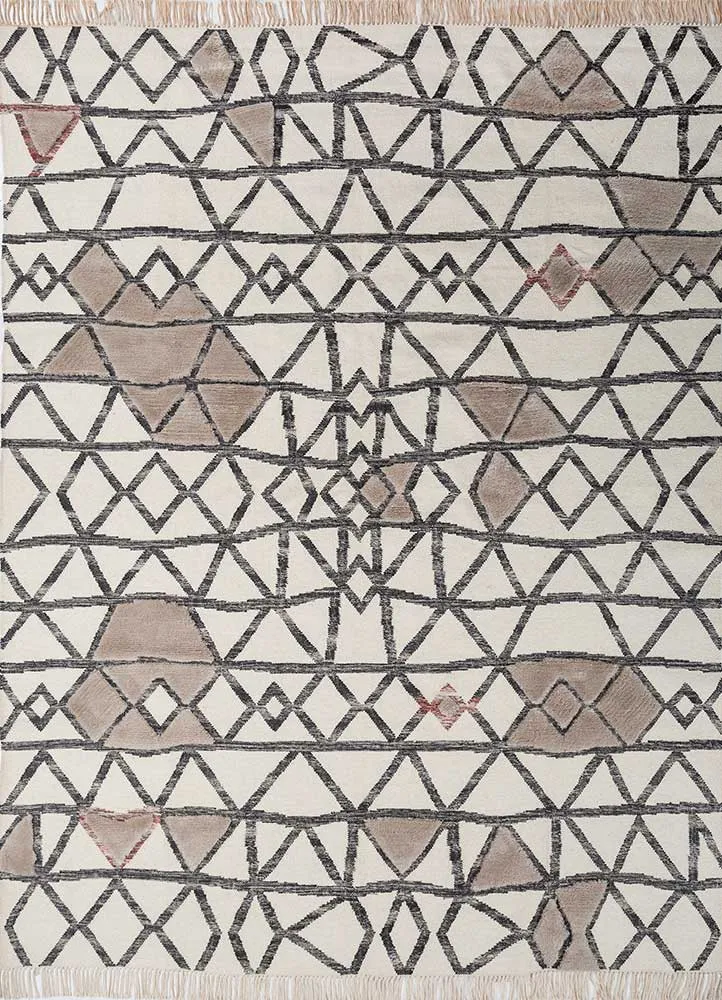Wollteppich - 240 x 300 cm - creme
