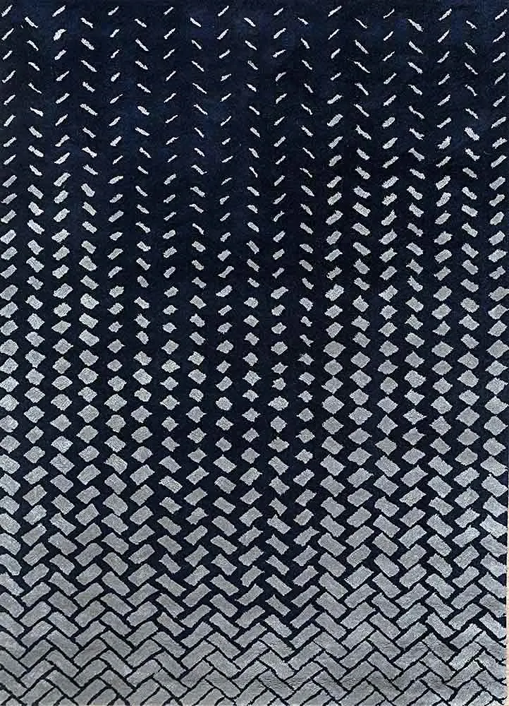Wollteppich - 60 x 90 cm - mehrfarbig