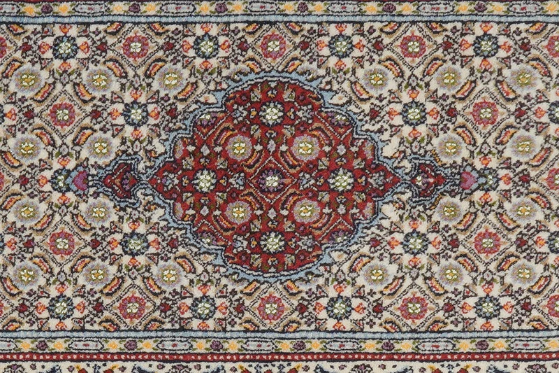 Moud Mahi · Handgeknüpft – Beige, 89x58 cm