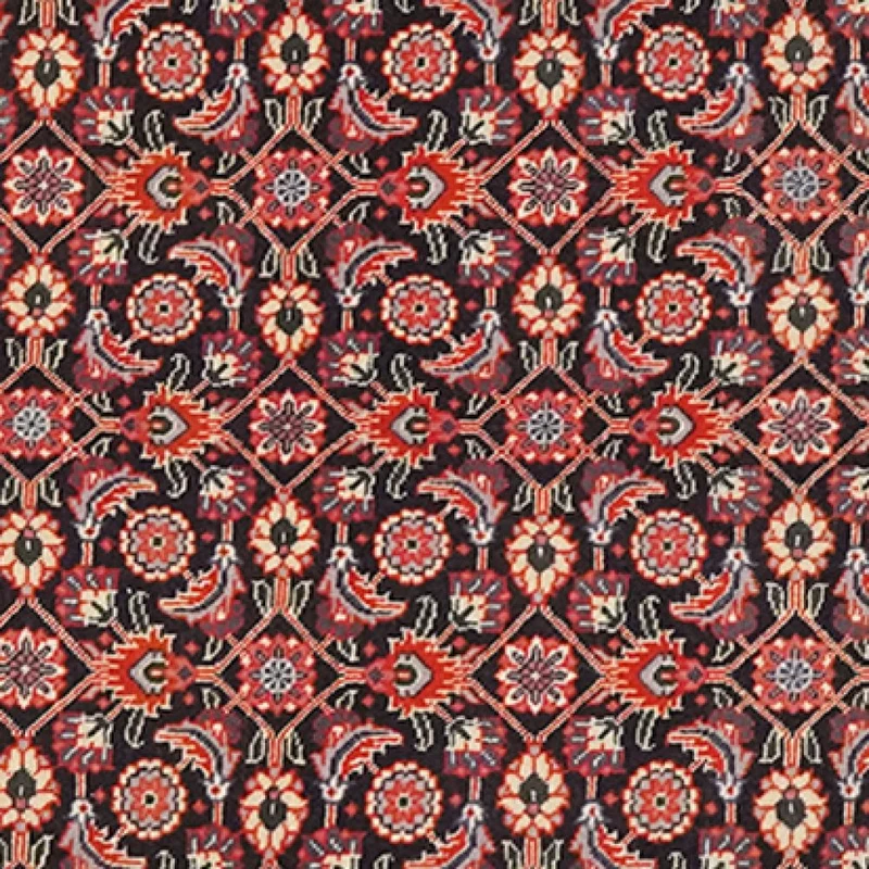 Tabriz 50 Raj · Handgeknüpft – Blau, 200x66 cm