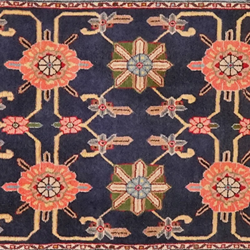 Hamadan · Handgeknüpft – Blau, 289x76 cm