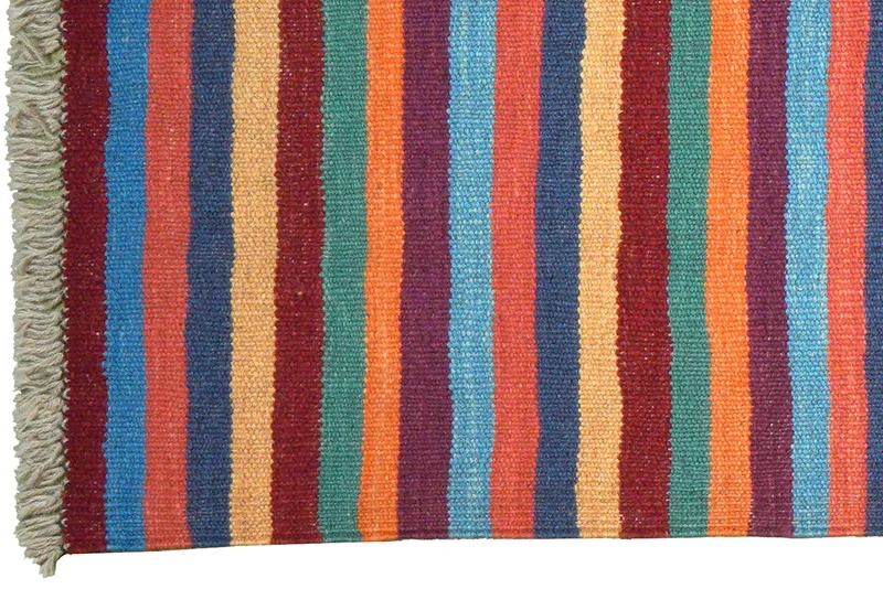 Kelim Gashgai · Handgewebt – Bunt, 193x66 cm