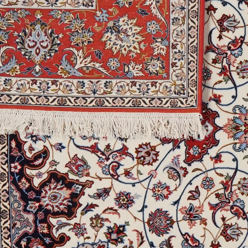 Isfahan · Handgeknüpft – Beige, 305x202 cm