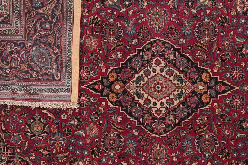 Kashan · Handgeknüpft – Rot, 208x136 cm