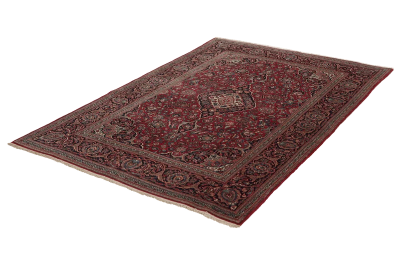 Kashan · Handgeknüpft – Rot, 208x136 cm