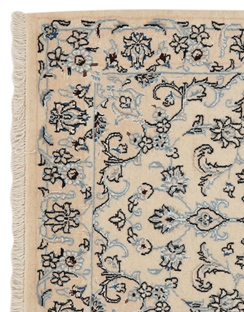 Nain 9La · Handgeknüpft – Beige, 125x77 cm