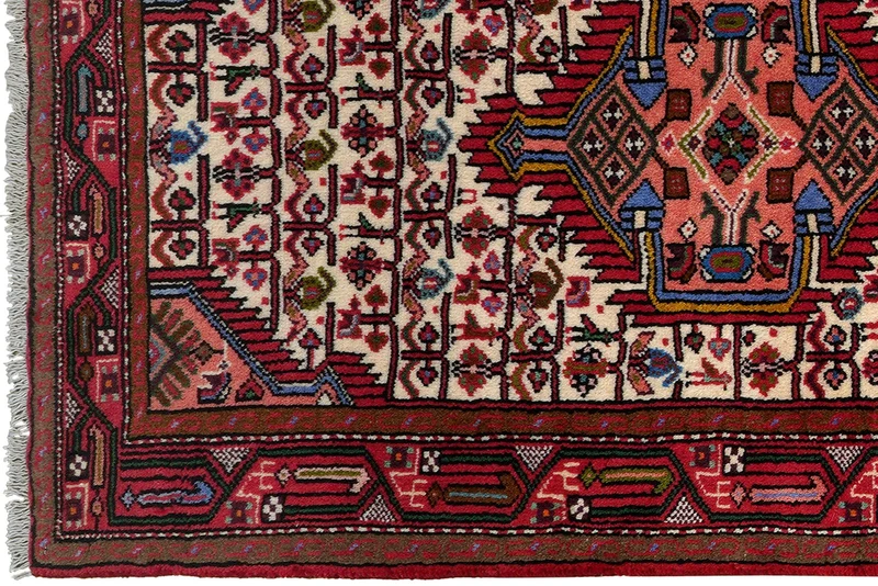 Assadabad · Handgeknüpft – Beige, 289x85 cm
