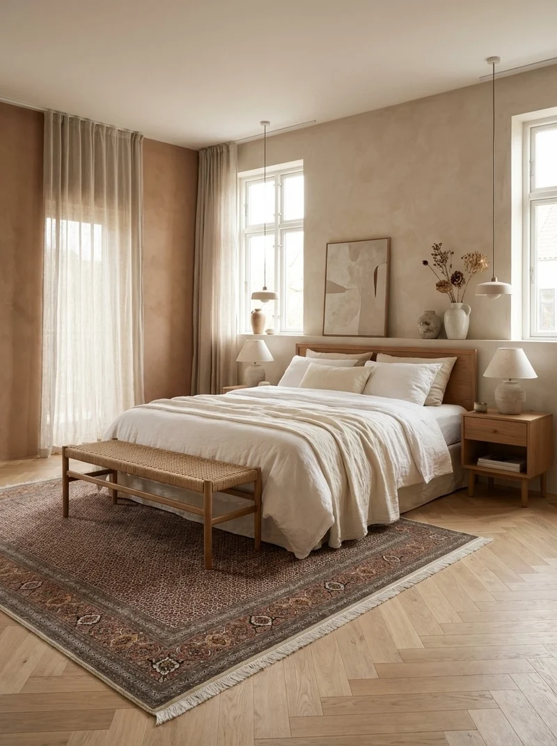 Tabriz 50 Raj · Handgeknüpft – Beige, 297x206 cm