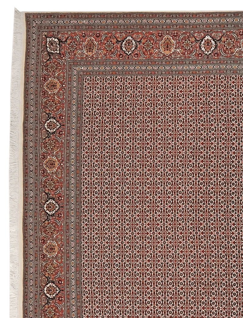 Tabriz 50 Raj · Handgeknüpft – Beige, 297x206 cm