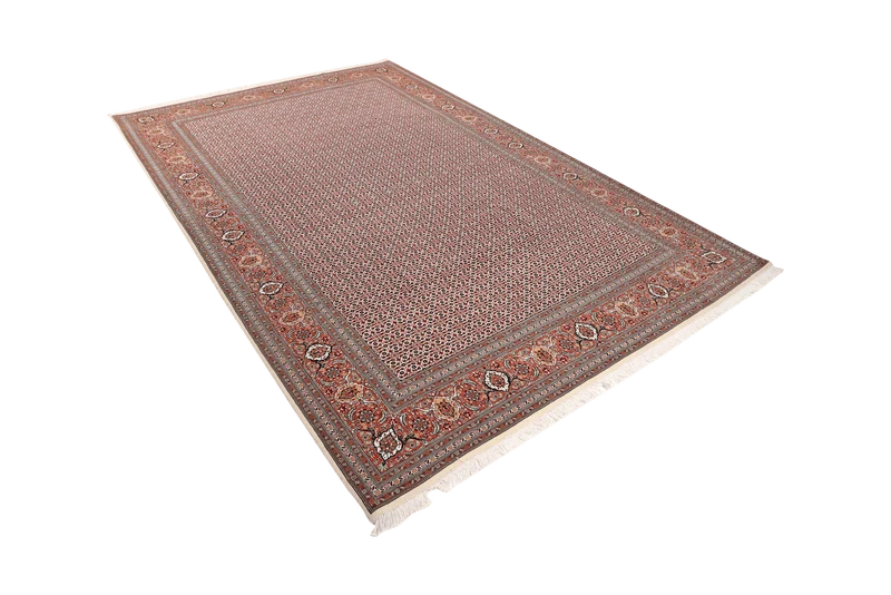 Tabriz 50 Raj · Handgeknüpft – Beige, 297x206 cm