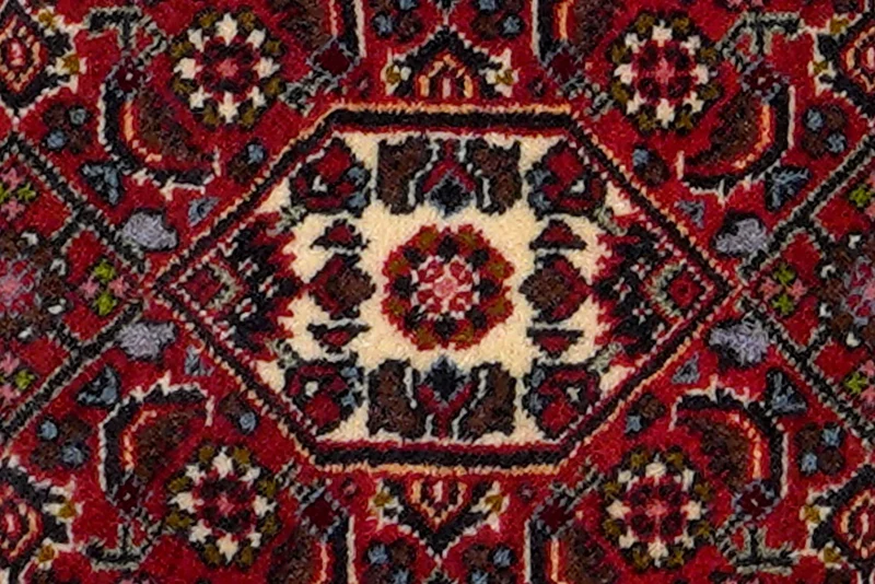 Bidjar Zandjan · Handgeknüpft – Blau, 61x47 cm