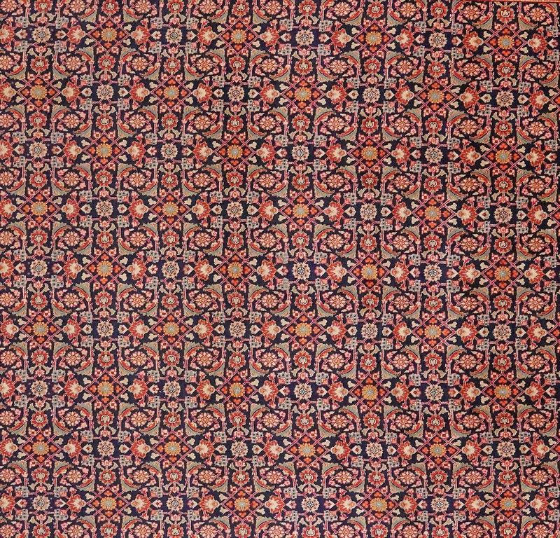 Tabriz 40 Raj · Handgeknüpft – Blau, 347x245 cm