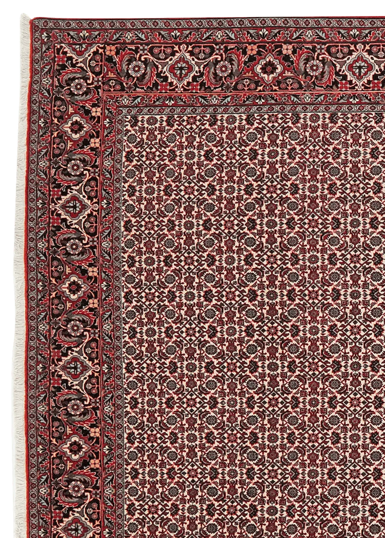 Bidjar · Handgeknüpft – Beige, 293x203 cm