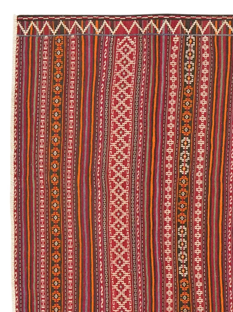 Kelim Kordi Old · Handgewebt – Bunt, 277x170 cm