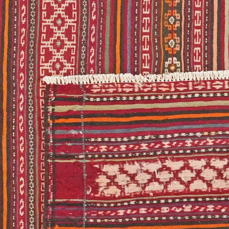 Kelim Kordi Old · Handgewebt – Bunt, 277x170 cm