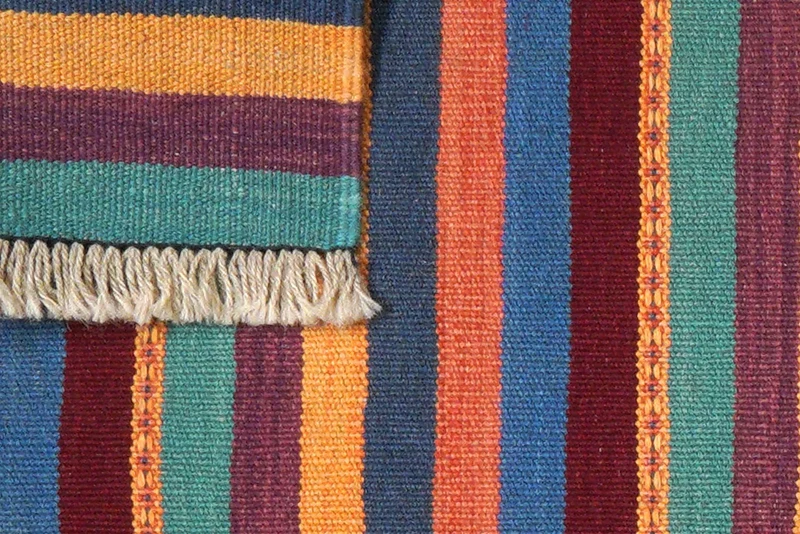 Kelim Gashgai · Handgewebt – Bunt, 204x66 cm