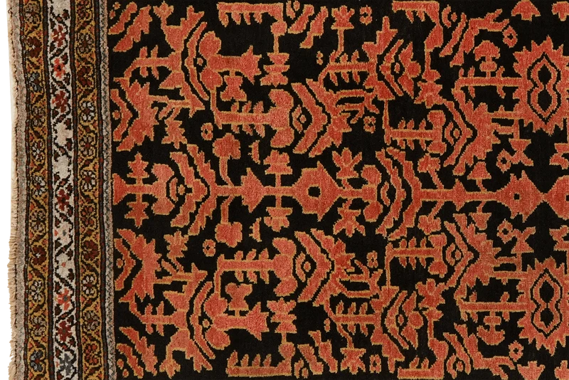 Malayer · Handgeknüpft – Schwarz, 114x83 cm