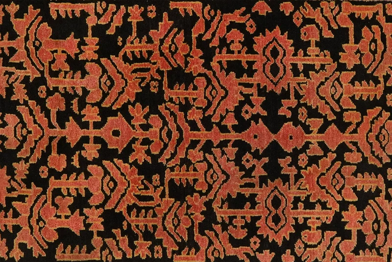 Malayer · Handgeknüpft – Schwarz, 114x83 cm