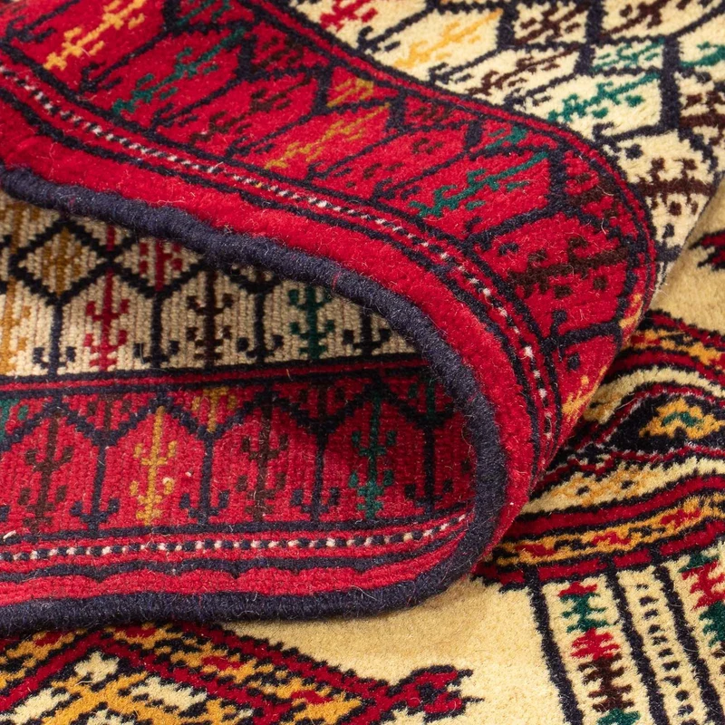 Turkaman Teppich - 120 x 167 cm - beige