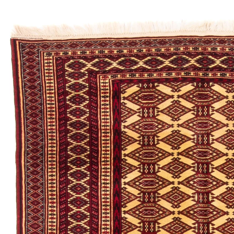 Turkaman Teppich - 128 x 176 cm - beige