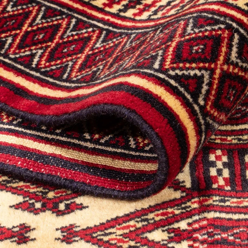Turkaman Teppich - 128 x 176 cm - beige