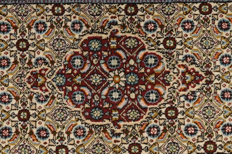 Moud Mahi · Handgeknüpft – Beige, 85x59 cm