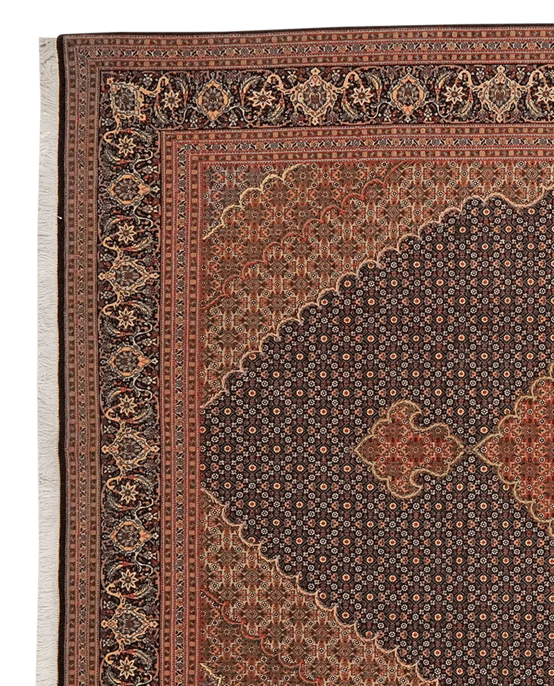 Tabriz 50 Raj · Handgeknüpft – Blau, 305x203 cm