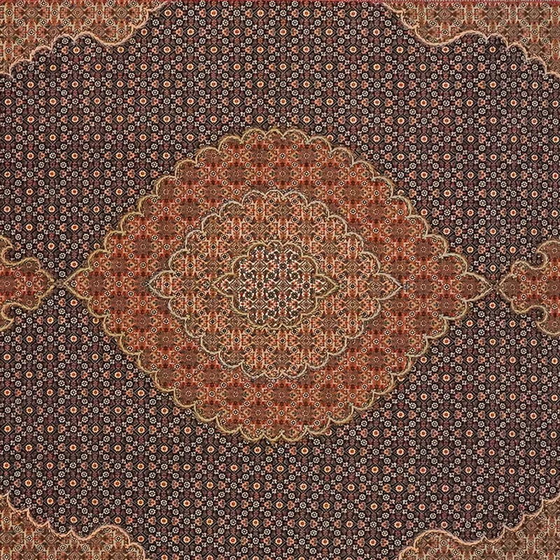 Tabriz 50 Raj · Handgeknüpft – Blau, 305x203 cm