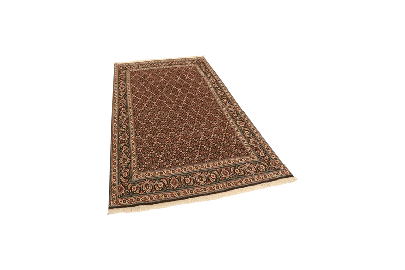 Tabriz 40 Raj · Handgeknüpft – Blau, 182x115 cm