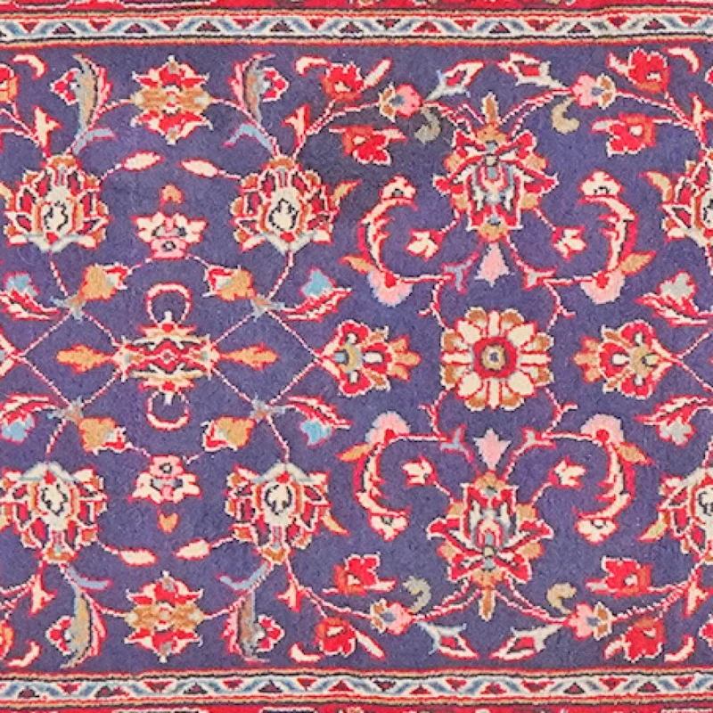 Ardakan · Handgeknüpft – Blau, 270x75 cm