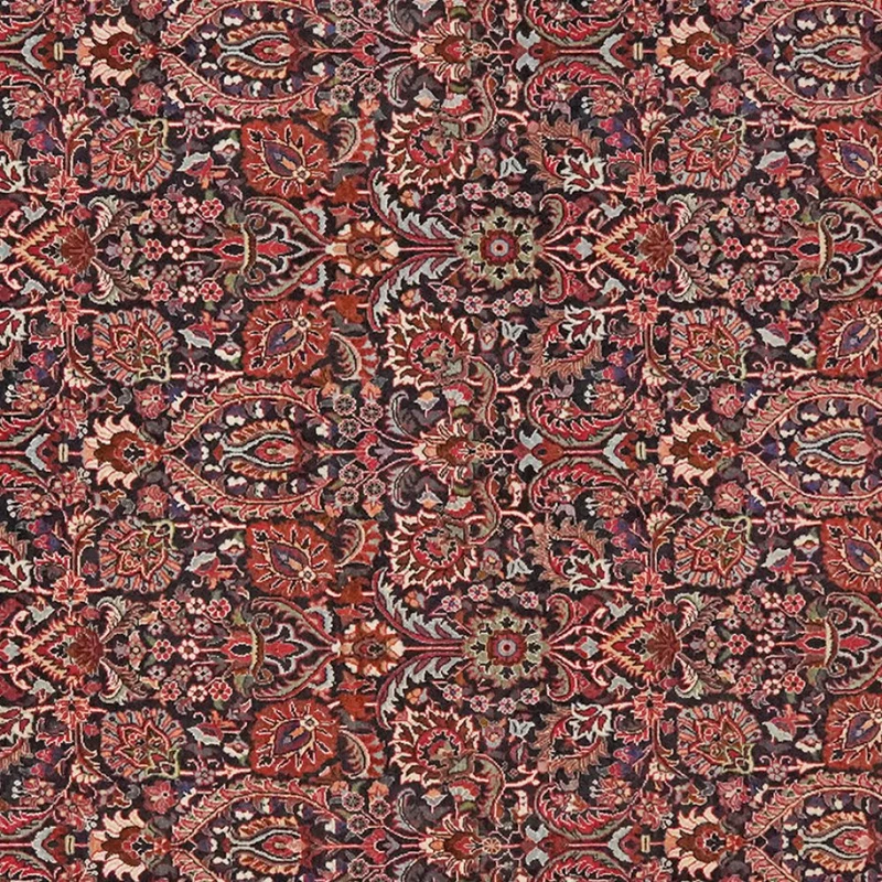 Bidjar · Handgeknüpft – Blau, 213x205 cm