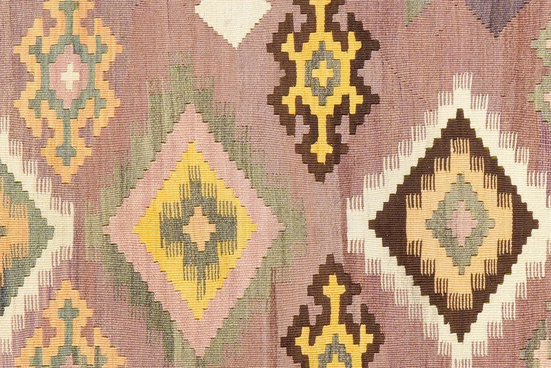 Kelim Gashgai Old · Handgewebt – Bunt, 285x146 cm
