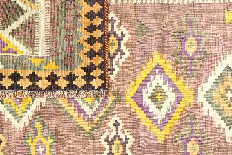 Kelim Gashgai Old · Handgewebt – Bunt, 285x146 cm