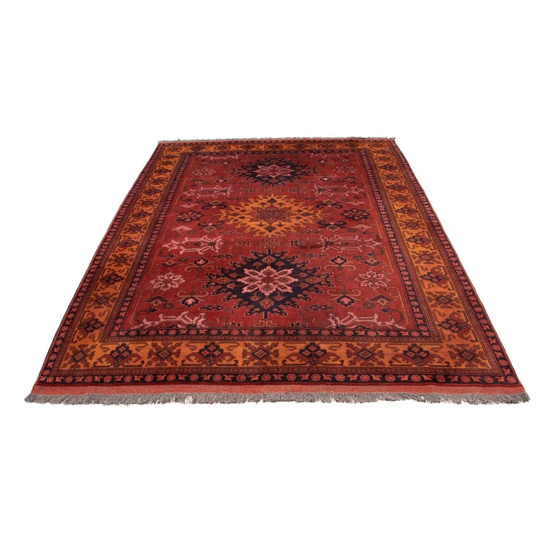 Orientteppich 210 x 313 cm - dunkelrot