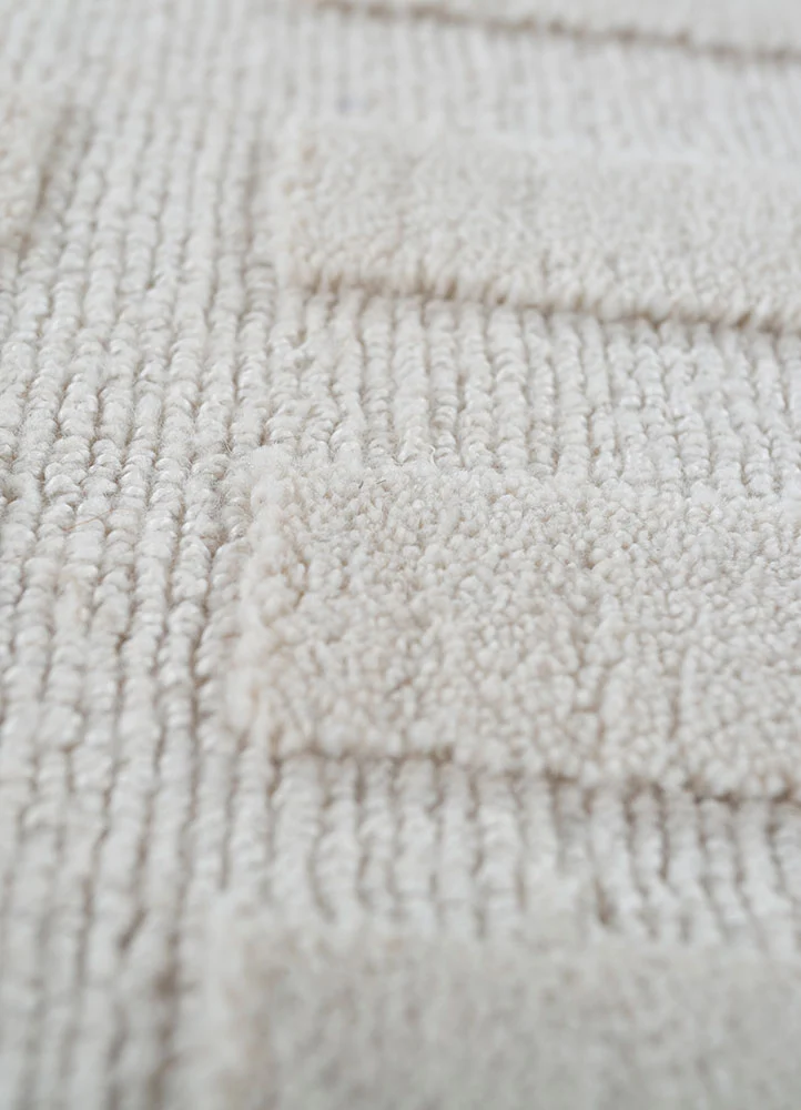 Teppich - 60 x 90 cm - creme