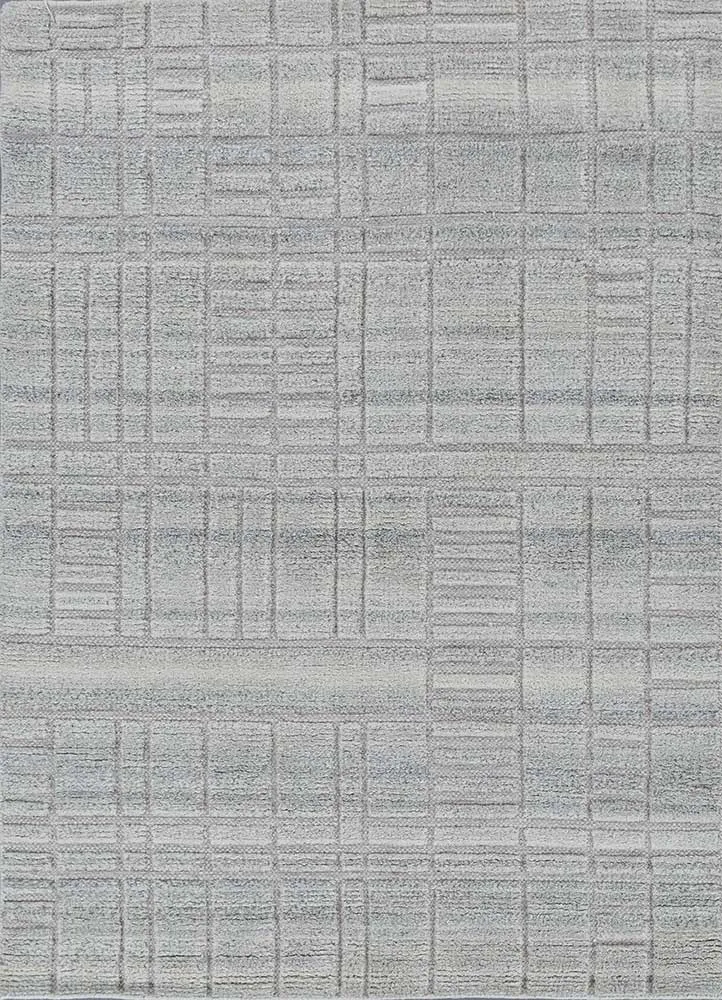 Wollteppich - 120 x 180 cm - grau