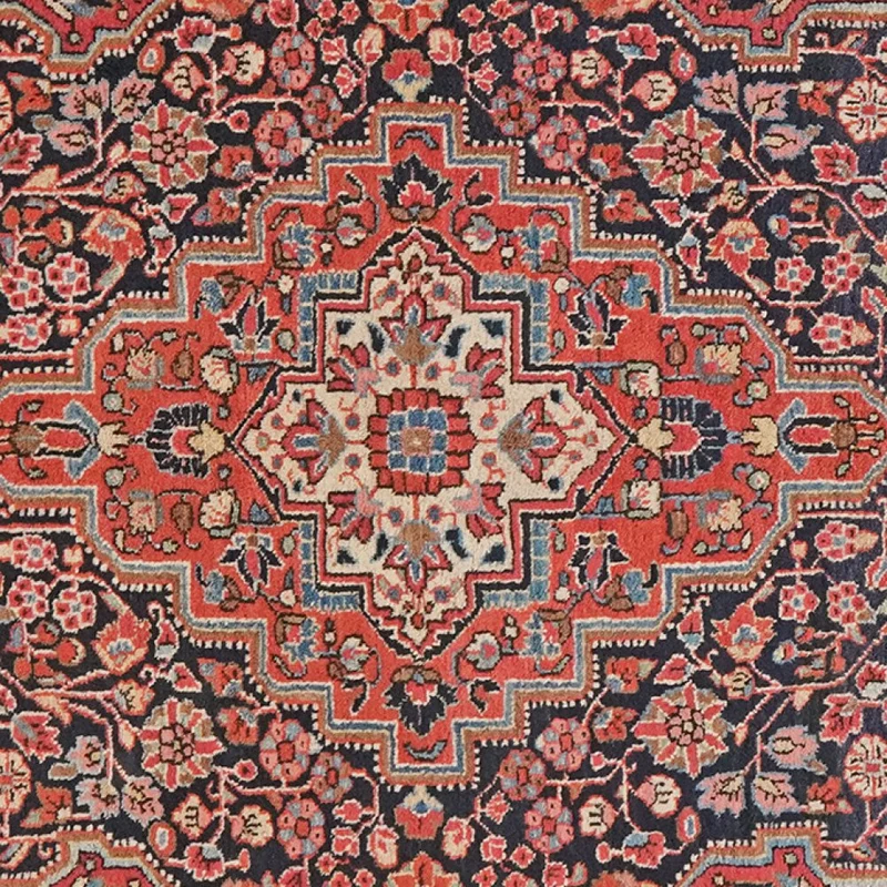 Djozan · Handgeknüpft – Blau, 205x125 cm