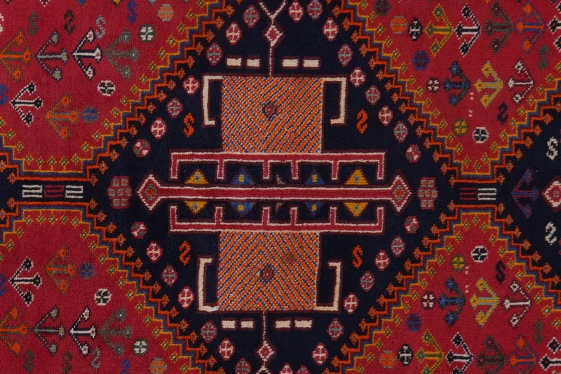 Gashgai · Handgeknüpft – Rot, 244x152 cm